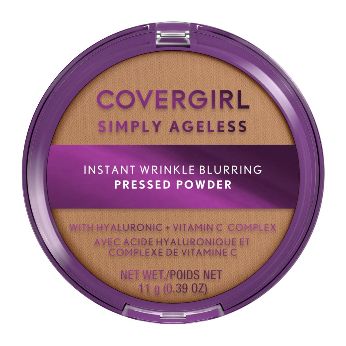 slide 1 of 21, CoverGirl Simply Ageless Pressed Powder, Soft Honey, 0.39 oz