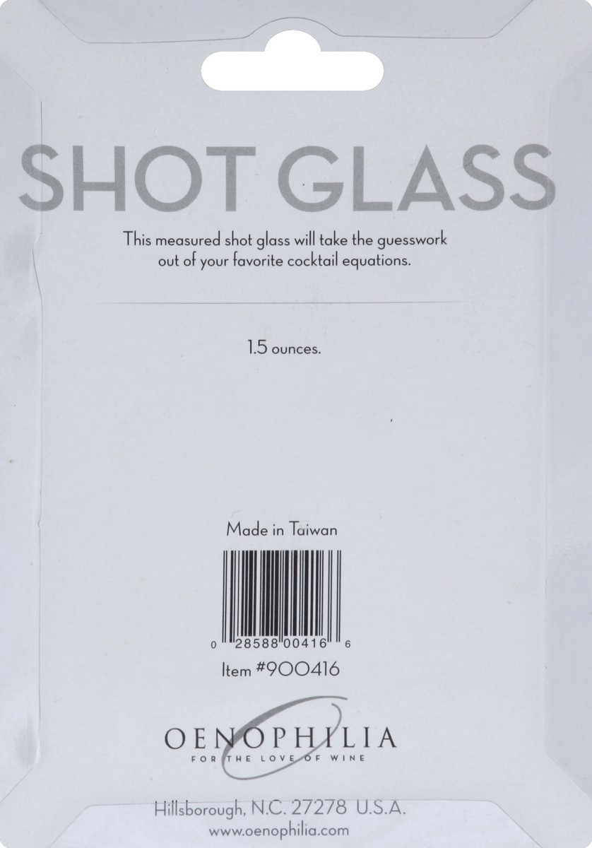 slide 3 of 3, Oenophilia Shot Glass 1 ea, 1 ct