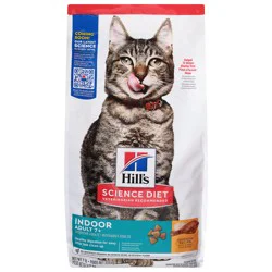 Science Diet Indoor Premium Adult 7+ Chicken Recipe Cat Food 7 lb
