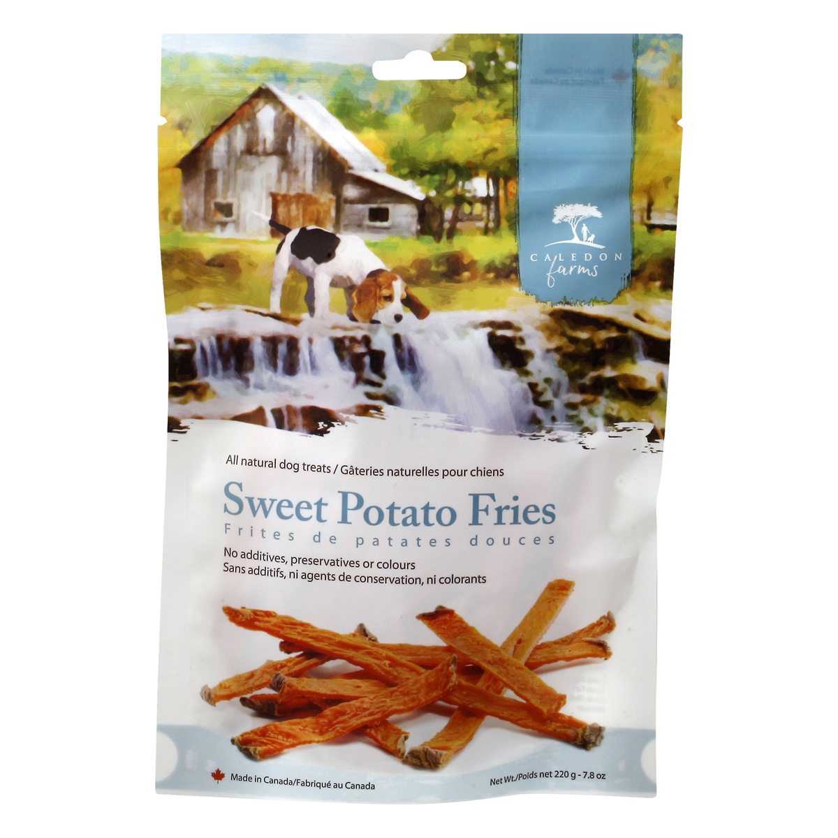 Caledon Farms Dog Treats, Sweet Potato Fries 220 gram Shipt