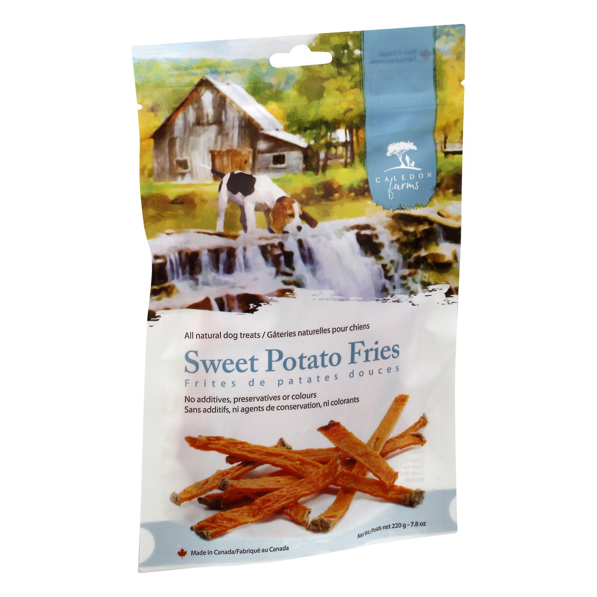 slide 9 of 12, Caledon Farms Caledon Treat Dog Sweet Potato Fries, 220 g