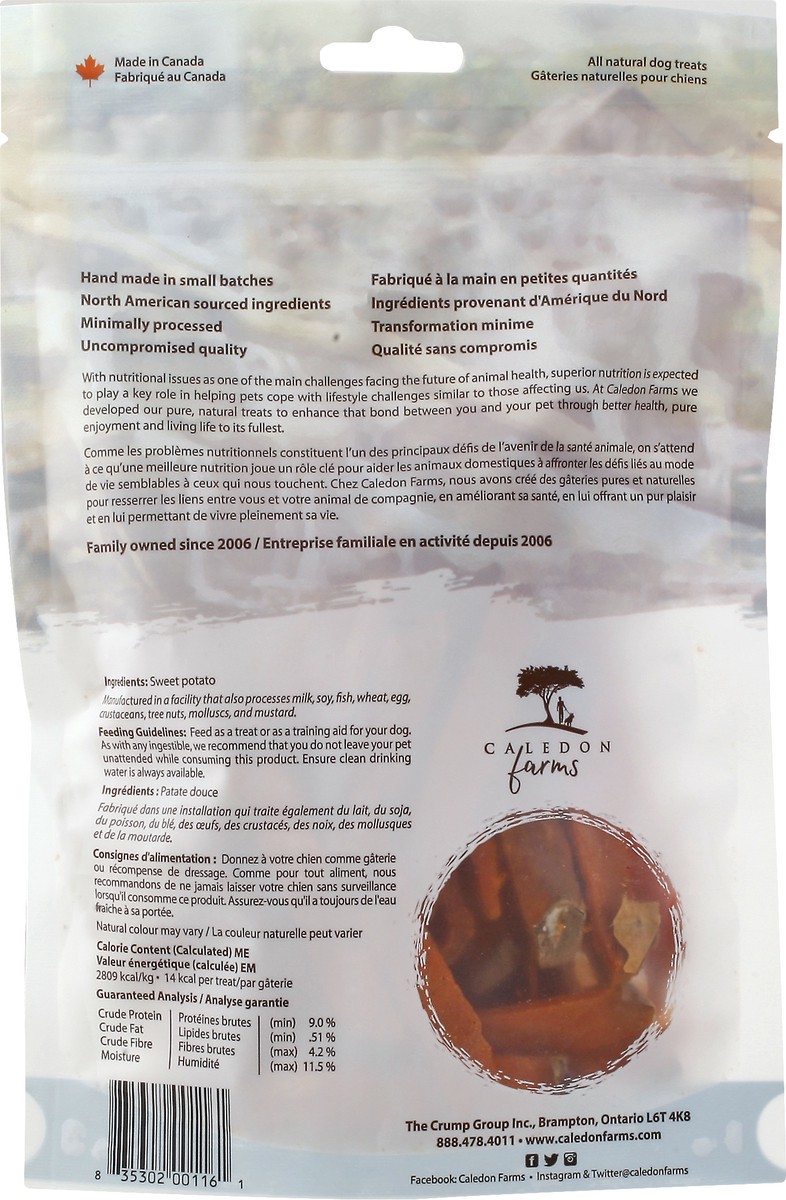 slide 7 of 12, Caledon Farms Caledon Treat Dog Sweet Potato Fries, 220 g