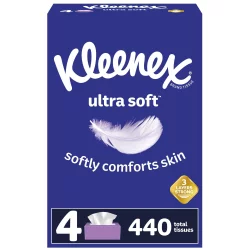 Kleenex Ultra Soft Facial Tissue