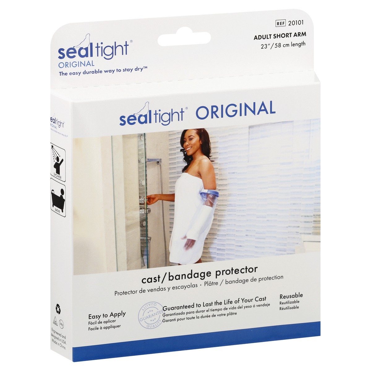 slide 6 of 9, Seal-Tight Original Cast/Bandage Protector For Adults, Short Arm, 1 ct