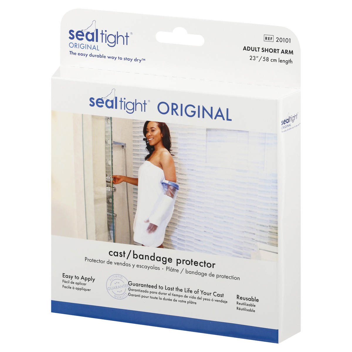 slide 2 of 9, Seal-Tight Original Cast/Bandage Protector For Adults, Short Arm, 1 ct