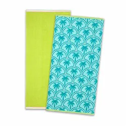 Everyday Multi Palm Beach Towel - Blue