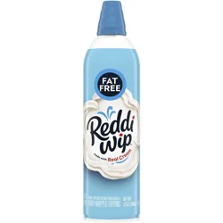 Reddi-wip Fat Free Whipped Topping Made with Real Cream, 13 oz