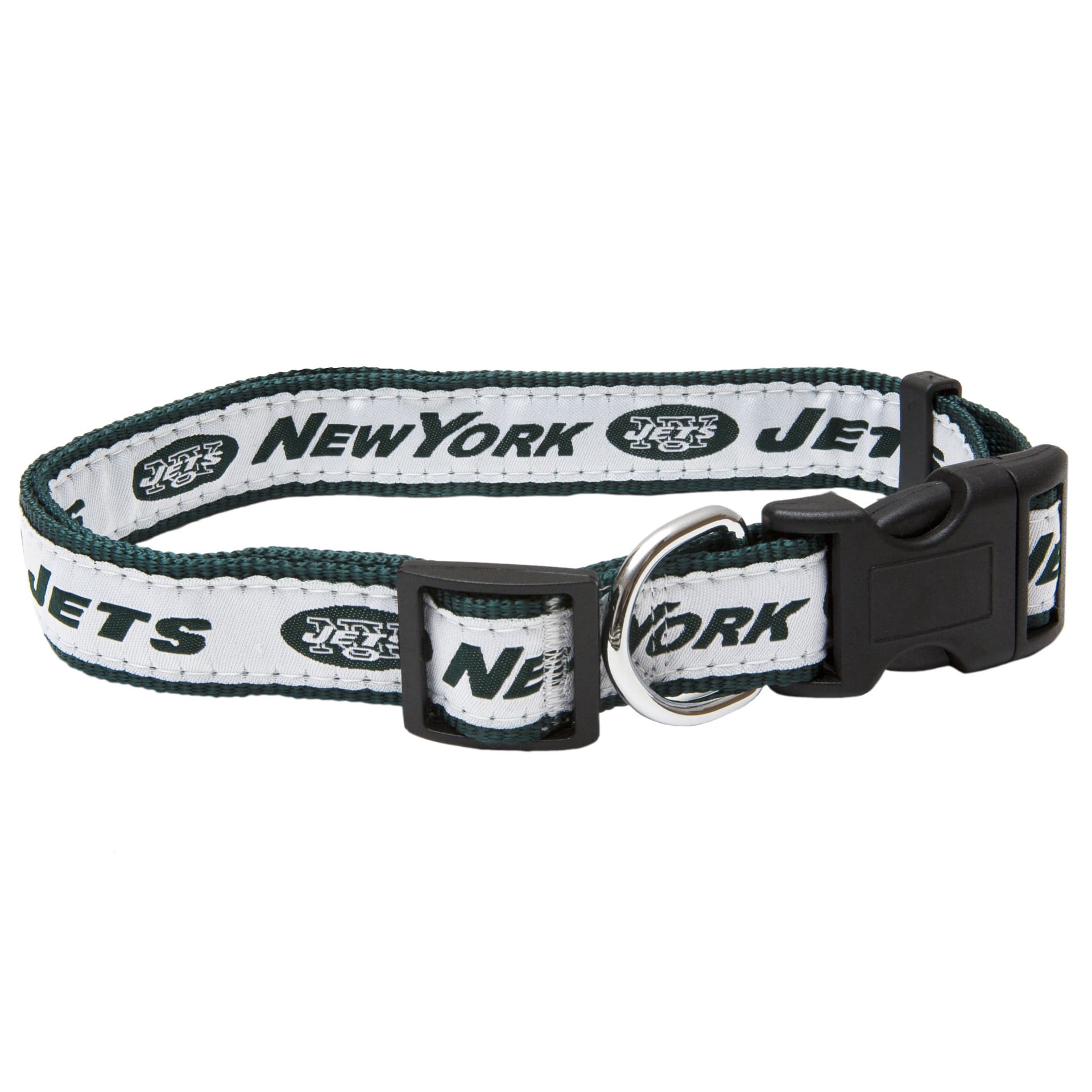 slide 1 of 1, Pets First New York Jets Collar For Dogs, MED