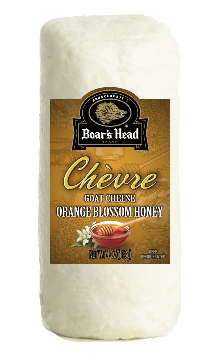 slide 1 of 9, Boar's Head Orange Blossom Honey Chevre Goat Cheese, 4 oz