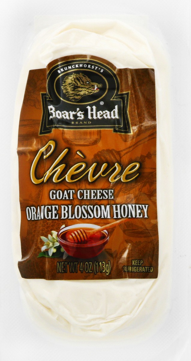 slide 9 of 9, Boar's Head Orange Blossom Honey Chevre Goat Cheese, 4 oz