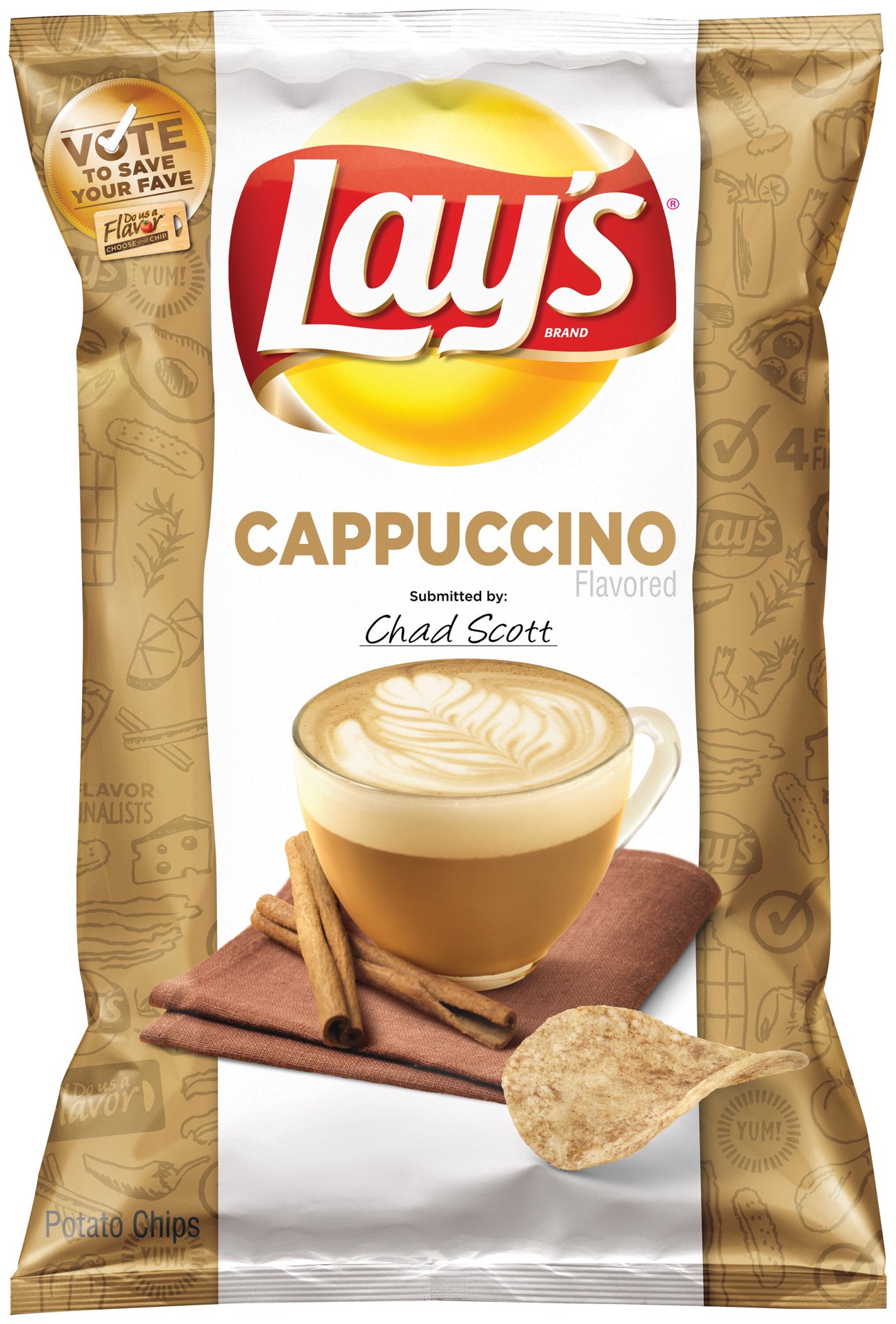 slide 1 of 1, Lay's Cappuccino Potato Chips 9.5 Ounce, 9.5 oz