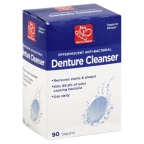 slide 1 of 1, Harris Teeter Effervescent Denture Cleanser - Anti-Bacterial, 90 ct