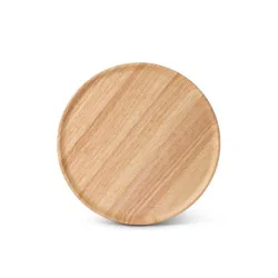 Dash of That Rubber Wood Lazy Susan, 12 in