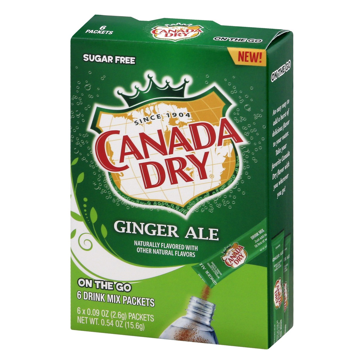 slide 8 of 9, Canada Dry Canada Cry Ginger Ale Drink Mix Pack - 6 ct, 6 ct