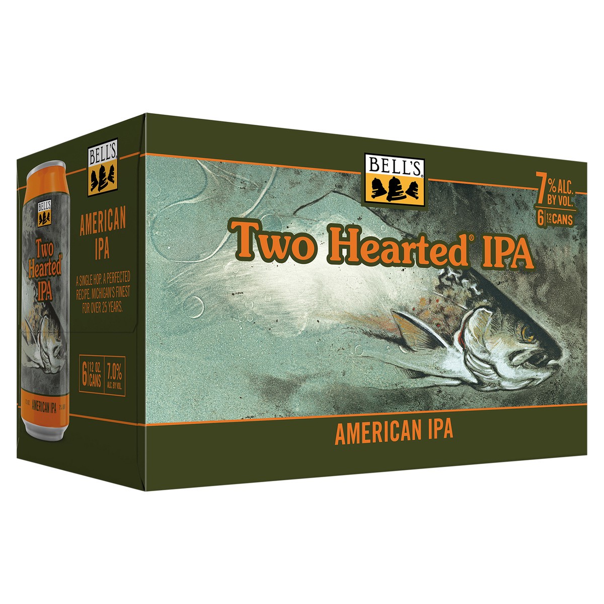 slide 8 of 8, Bell's Two Hearted IPA Beer, 6 Pack, 12 fl oz Cans, 6 ct; 12 oz