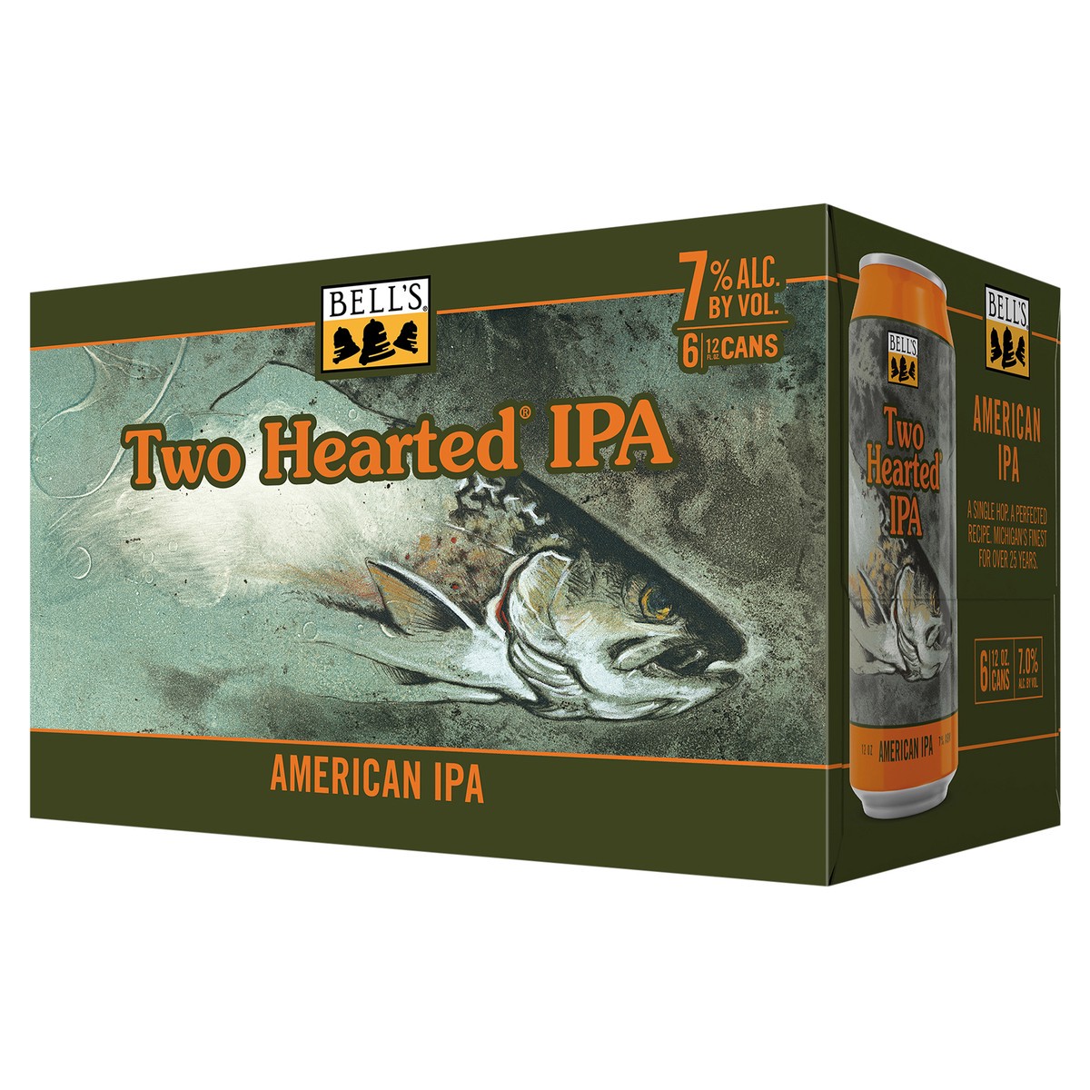 slide 3 of 8, Bell's Two Hearted IPA Beer, 6 Pack, 12 fl oz Cans, 6 ct; 12 oz