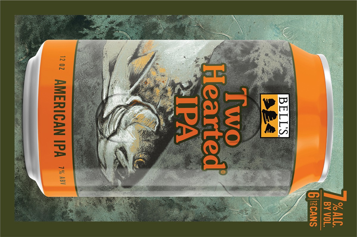 slide 4 of 8, Bell's Two Hearted IPA Beer, 6 Pack, 12 fl oz Cans, 6 ct; 12 oz