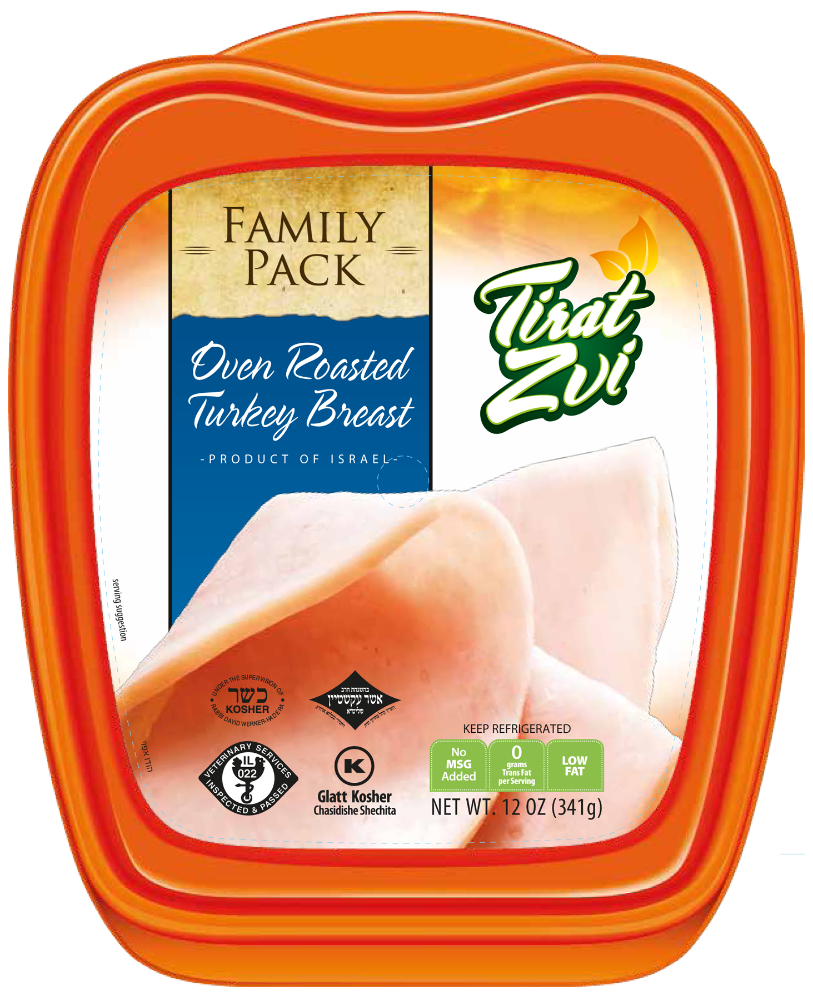 slide 1 of 1, Tirat Zvi Oven Roasted Kosher Turkey Breast, 12 oz