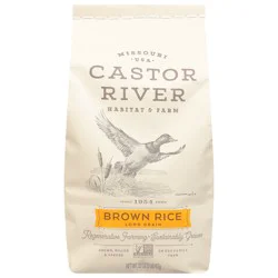 Castor River Habitat & Farm Long Grain Brown Rice 32 oz