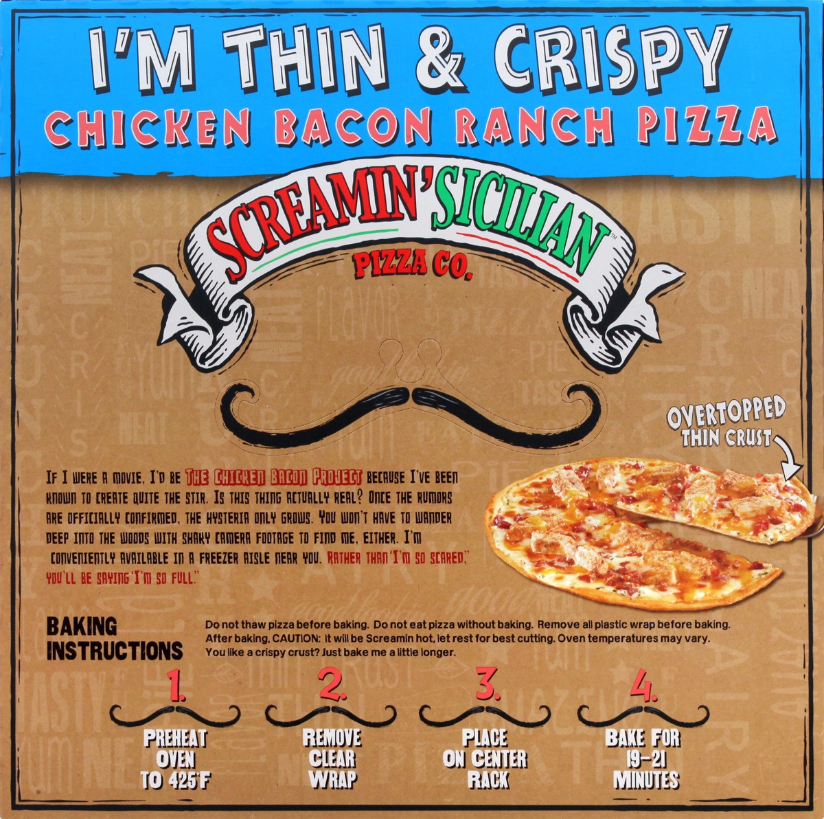 slide 11 of 11, Screamin' Sicilian I'm Thin & Crispy Chicken Bacon Ranch Pizza 17.8 oz, 17.8 oz