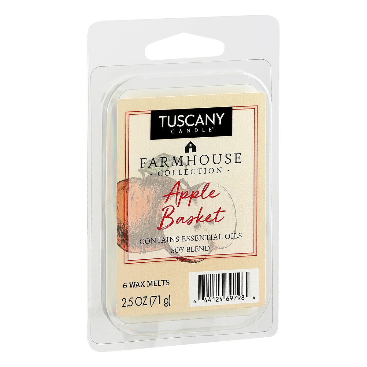 slide 2 of 9, Tuscany Candle Farmhouse Wax Melt Apple Basket, 2.5 oz