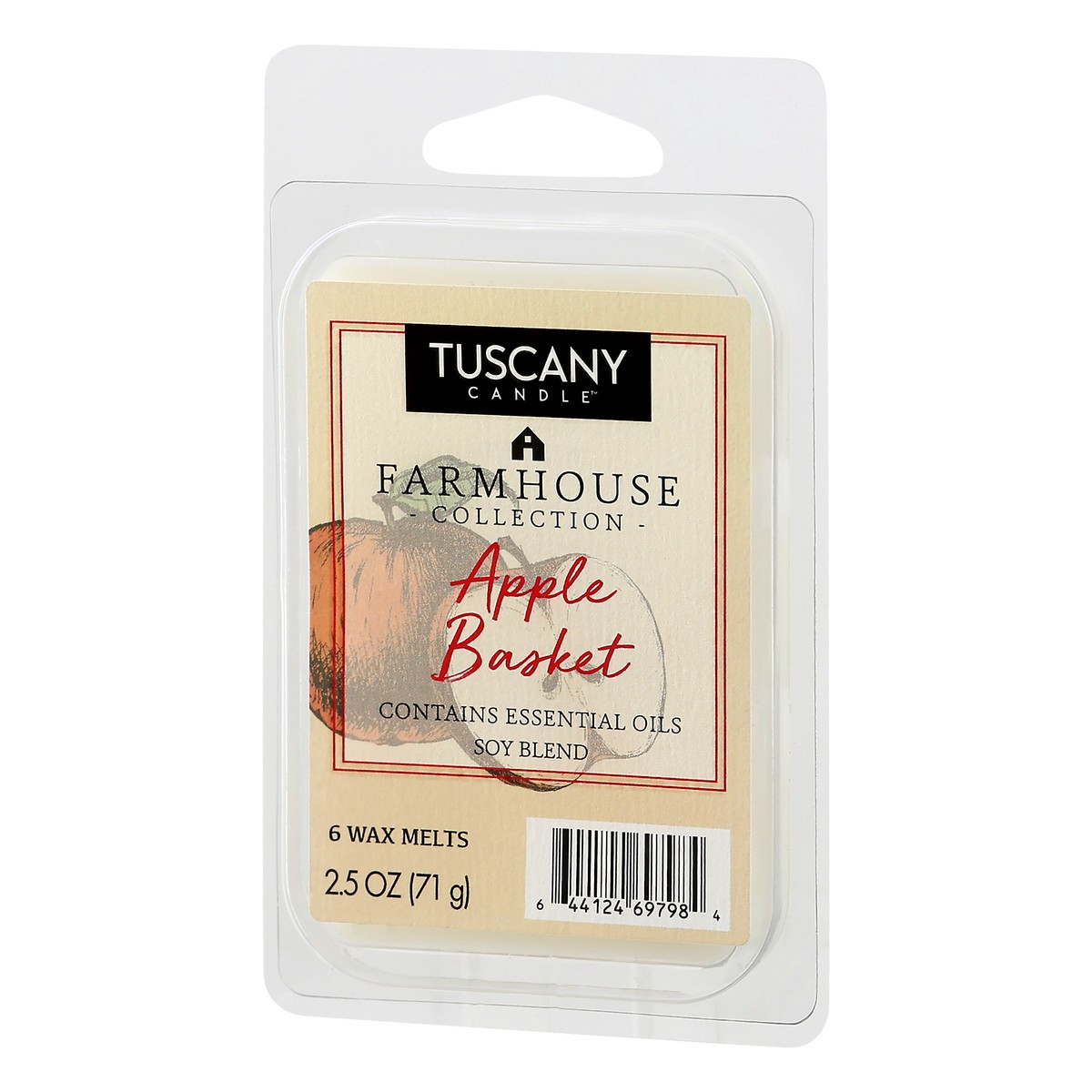 slide 3 of 9, Tuscany Candle Farmhouse Wax Melt Apple Basket, 2.5 oz