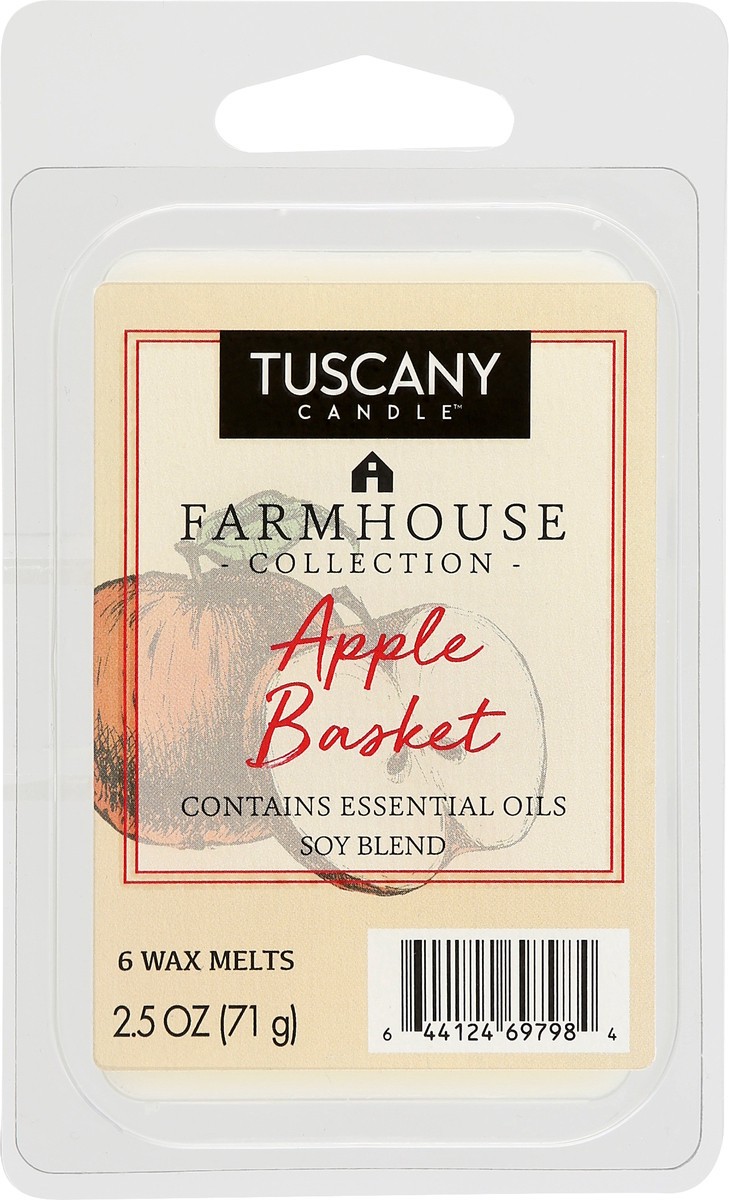 slide 6 of 9, Tuscany Candle Farmhouse Wax Melt Apple Basket, 2.5 oz