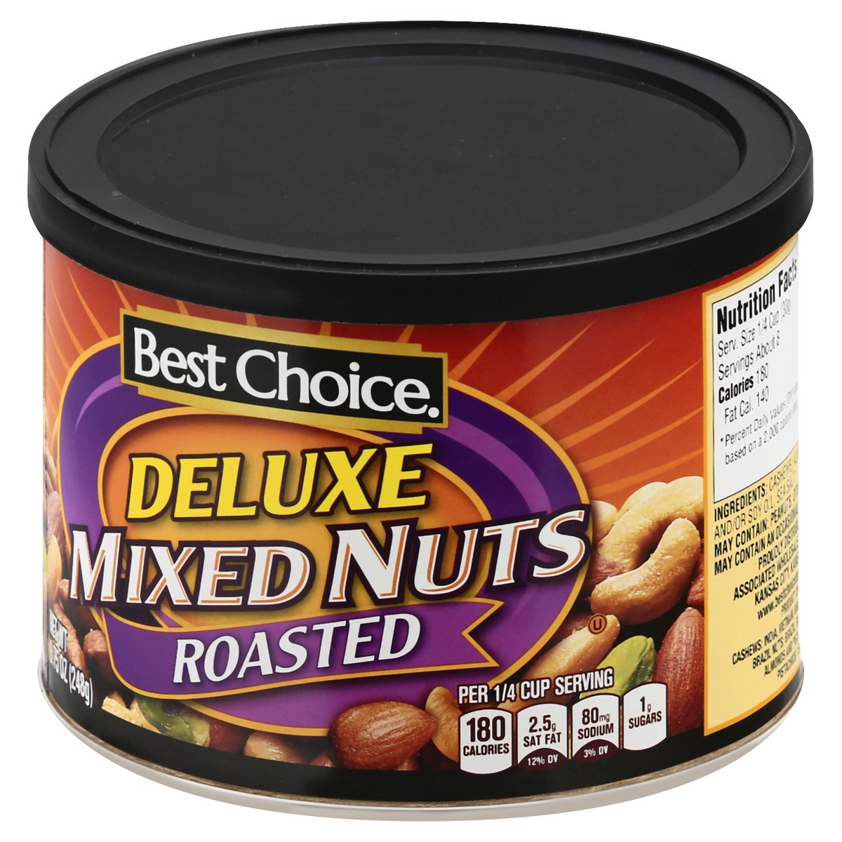 slide 10 of 10, Best Choice Deluxe Roasted Mixed Nuts, 8.75 oz