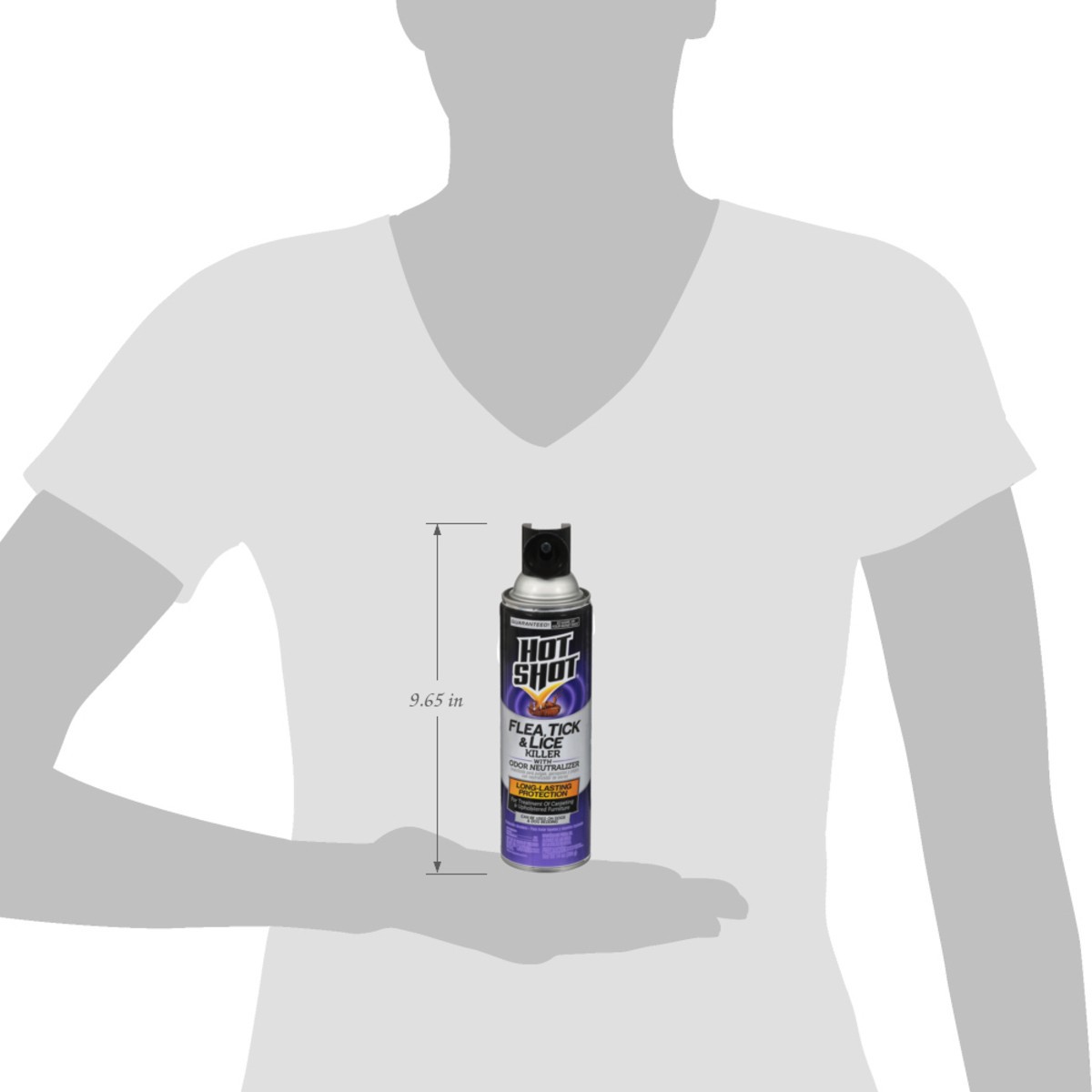 slide 13 of 13, Hot Shot Flea, Tick & Lice Killer with Odor Neutralizer 14 oz, 14 oz