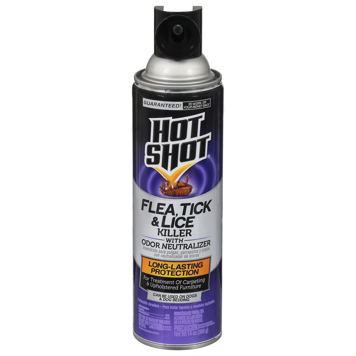 slide 1 of 13, Hot Shot Flea, Tick & Lice Killer with Odor Neutralizer 14 oz, 14 oz