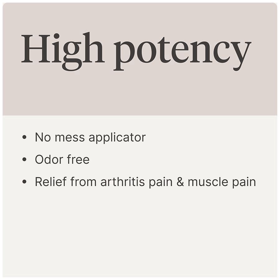 slide 5 of 5, Walgreens Arthritis Pain Relief Capsaicin 0.1% Topical Analgesic Gel, 2.5 oz