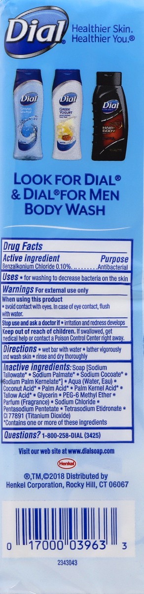 slide 5 of 13, Dial Antibacterial Spring Water Deodorant Soap 10 ea, 10 ct