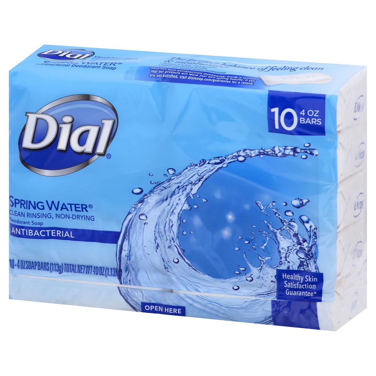 slide 7 of 13, Dial Antibacterial Spring Water Deodorant Soap 10 ea, 10 ct