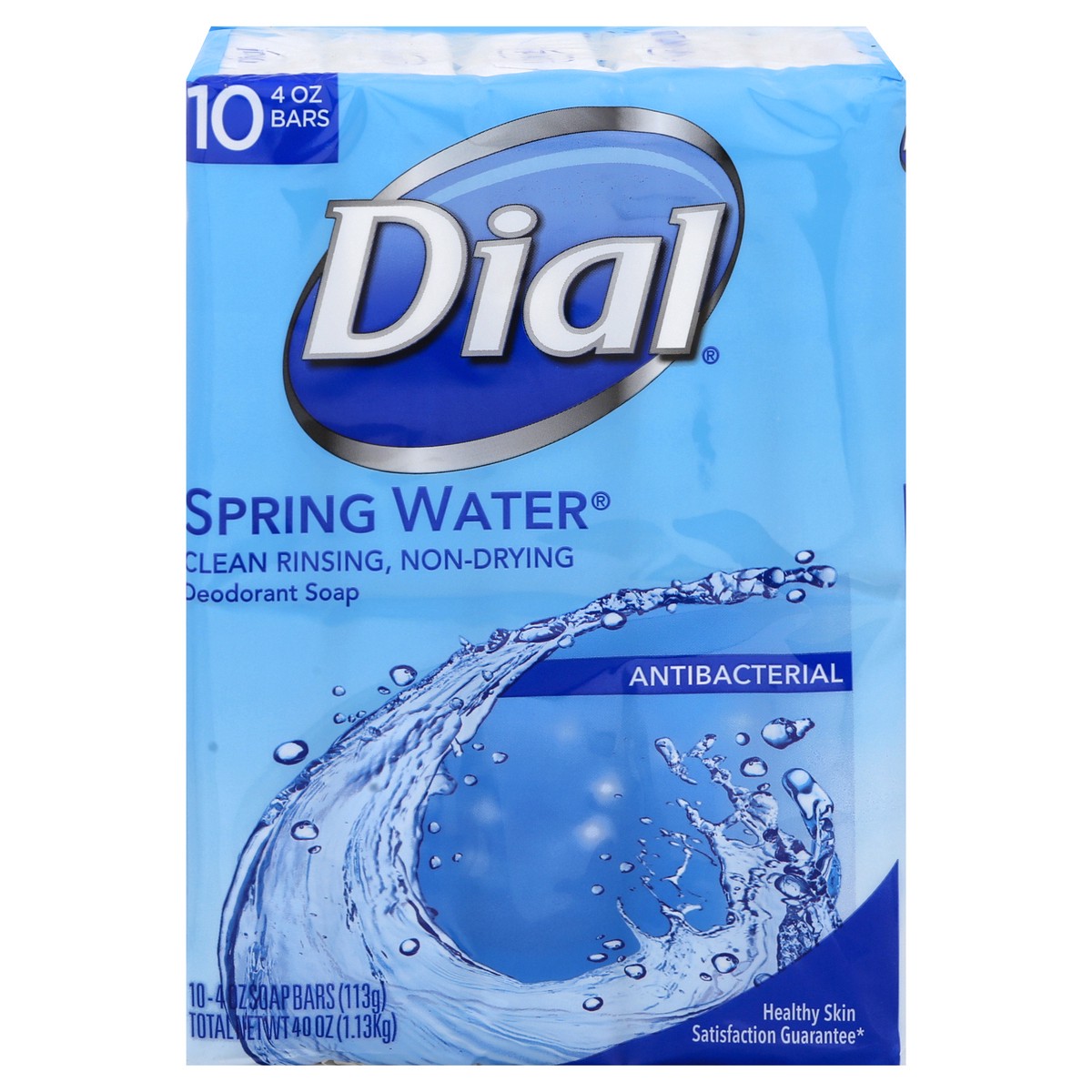 slide 1 of 13, Dial Antibacterial Spring Water Deodorant Soap 10 ea, 10 ct