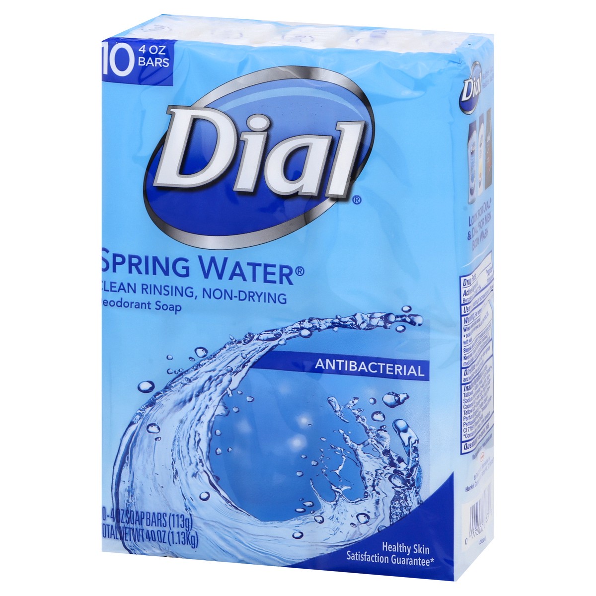 slide 11 of 13, Dial Antibacterial Spring Water Deodorant Soap 10 ea, 10 ct