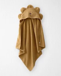 Littleplanet Baby Organic Cotton Towel Brown OSZ