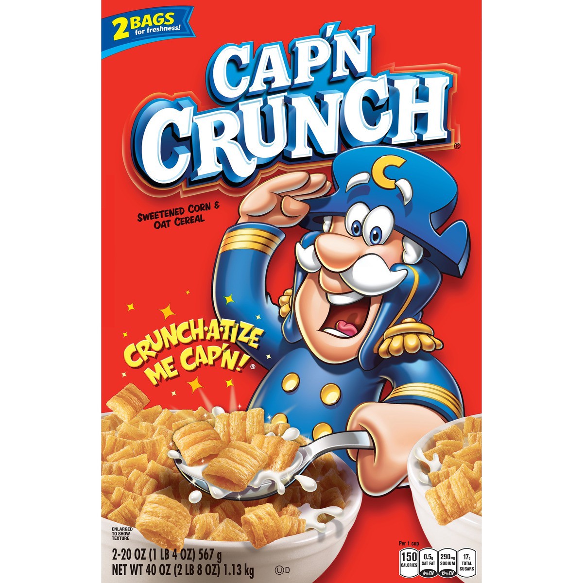 slide 4 of 10, Cap'n Crunch Cereal, 2.5 lb