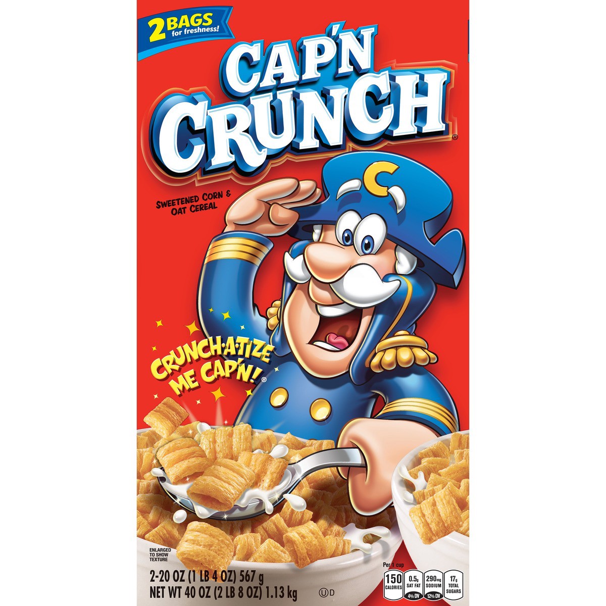 slide 6 of 10, Cap'n Crunch Cereal, 2.5 lb