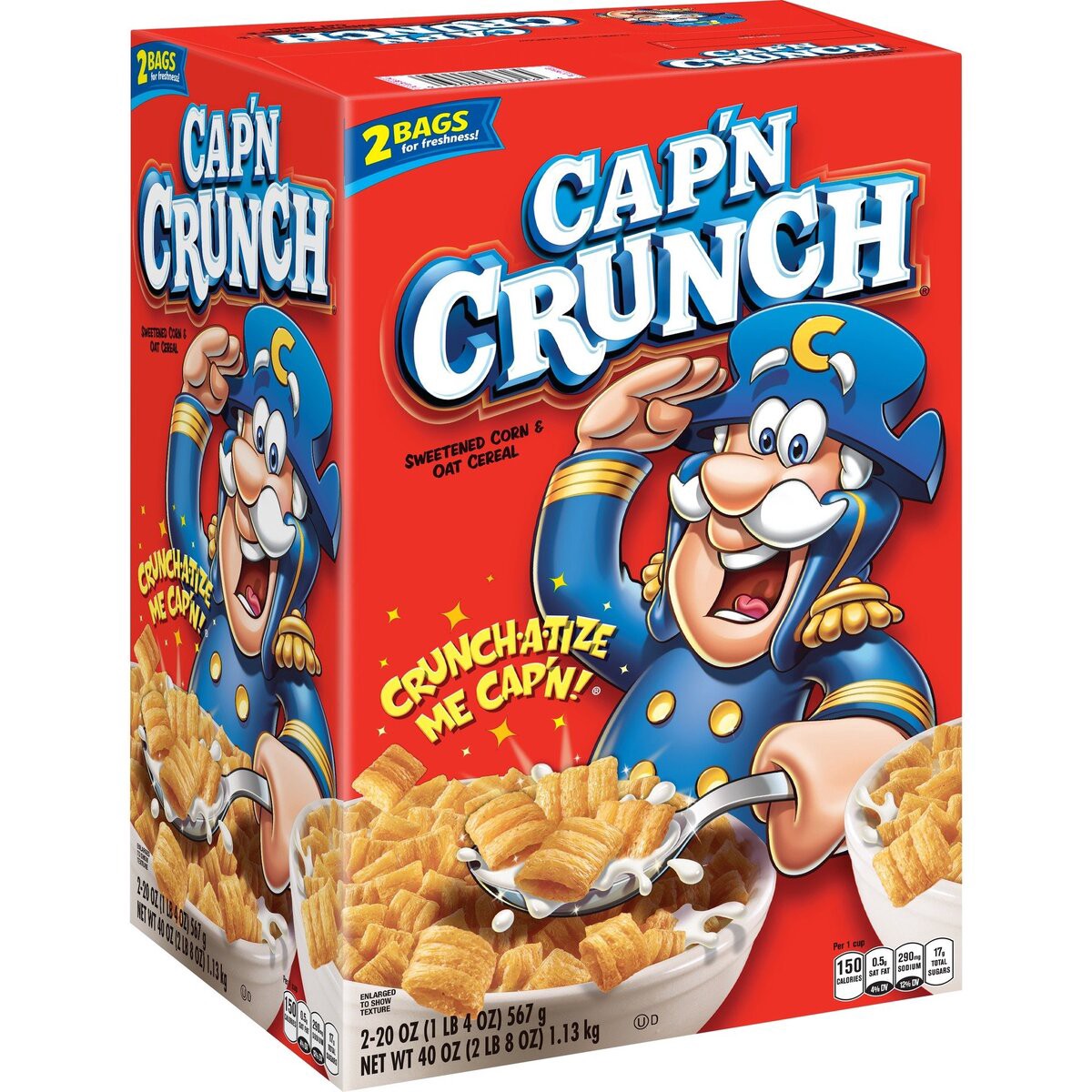 slide 1 of 10, Cap'n Crunch Cereal, 2.5 lb