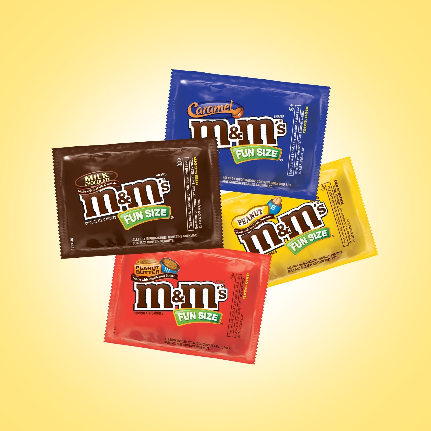 M&M'S Variety Pack Full Size Milk Chocolate Candy Bars Assortment