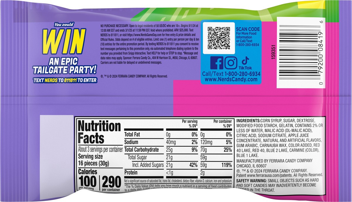 slide 7 of 13, Nerds Gummy Clusters Grp, 3 oz