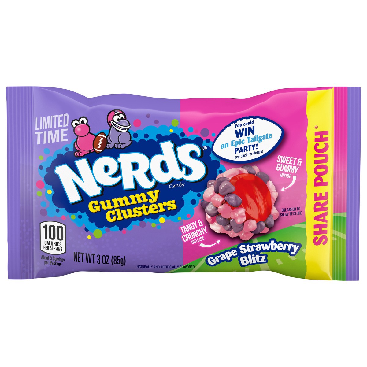 slide 1 of 13, Nerds Gummy Clusters Grp, 3 oz