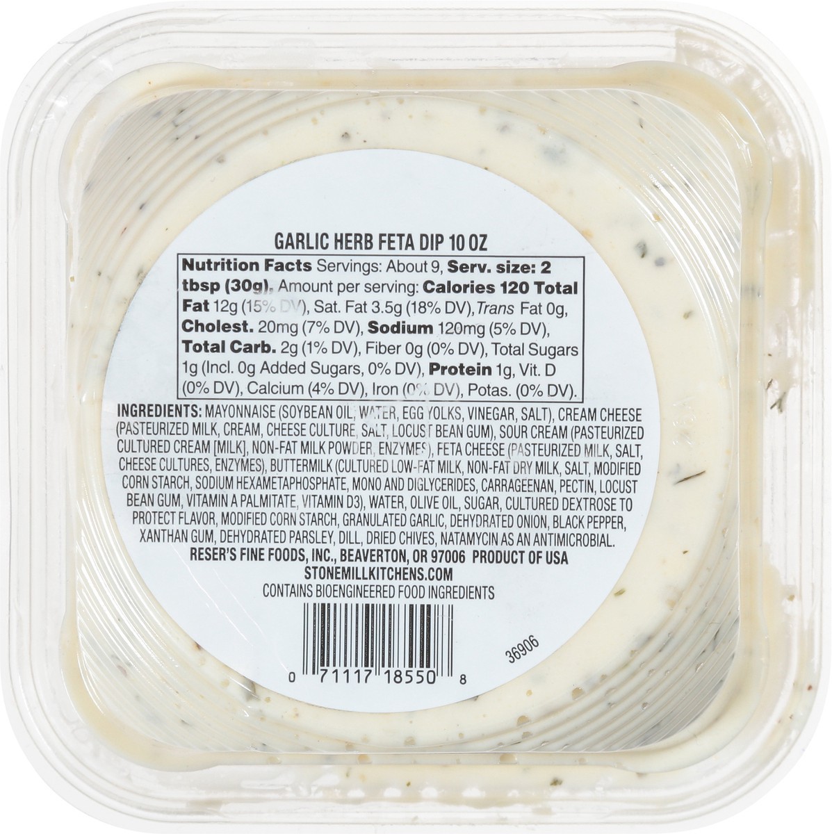 slide 7 of 10, Stonemill Kitchens Garlic Herb Feta Dip, 10 oz