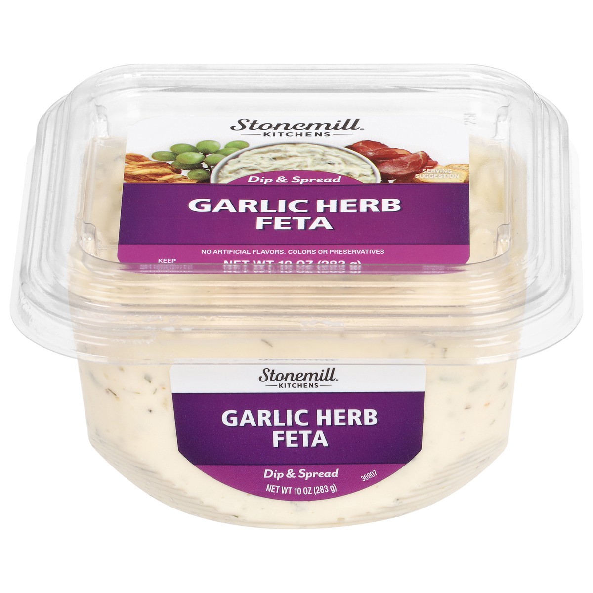 slide 9 of 10, Stonemill Kitchens Garlic Herb Feta Dip, 10 oz