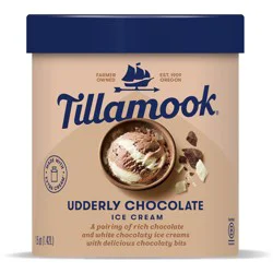 Tillamook Udderly Chocolate Ice Cream 1.5 qt