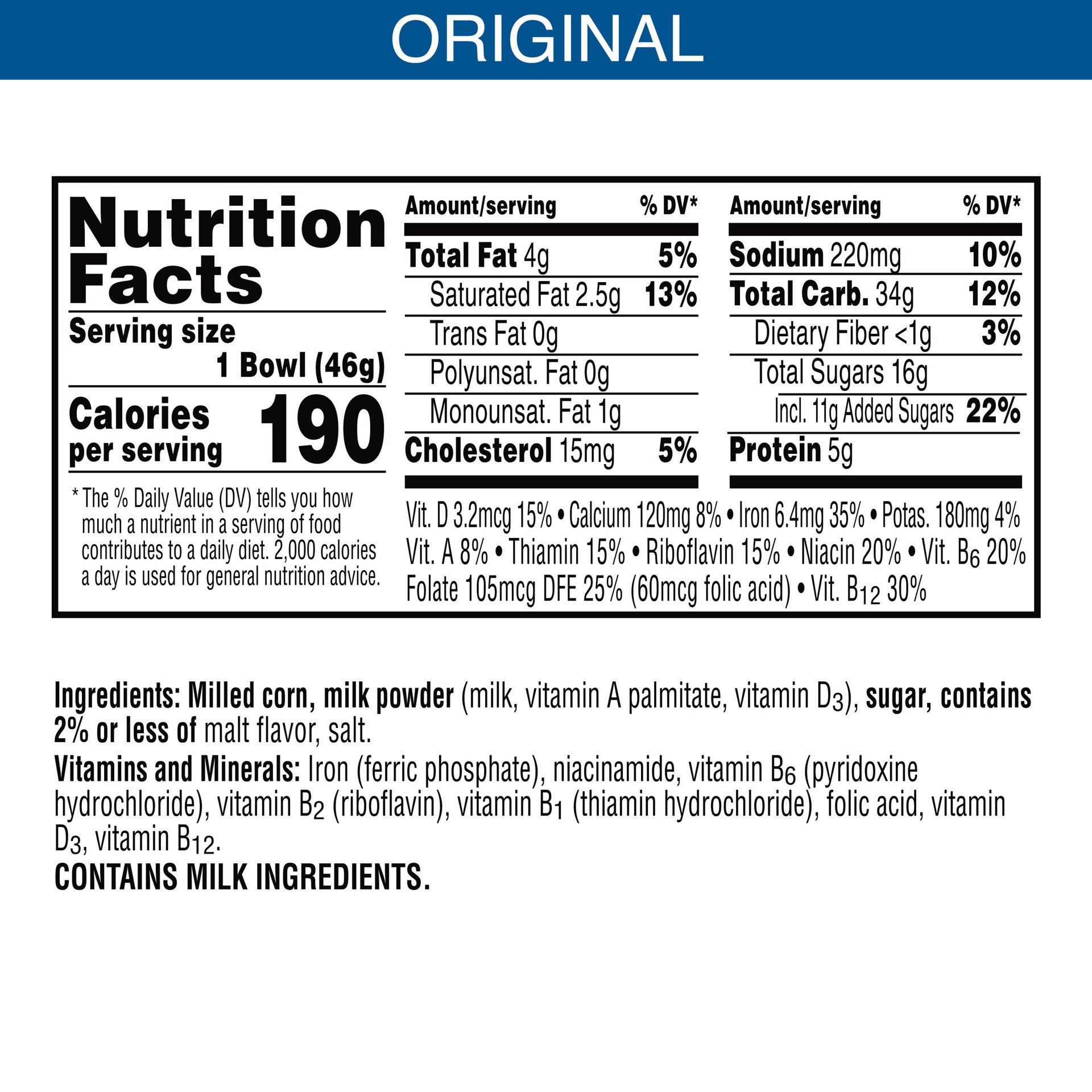 slide 3 of 5, Frosted Flakes Kellogg's Frosted Flakes Insta-Bowls Cold Breakfast Cereal, Instant Cereal, Kids Snacks, Original, 1.6oz Cup (1 Cup), 1.6 oz