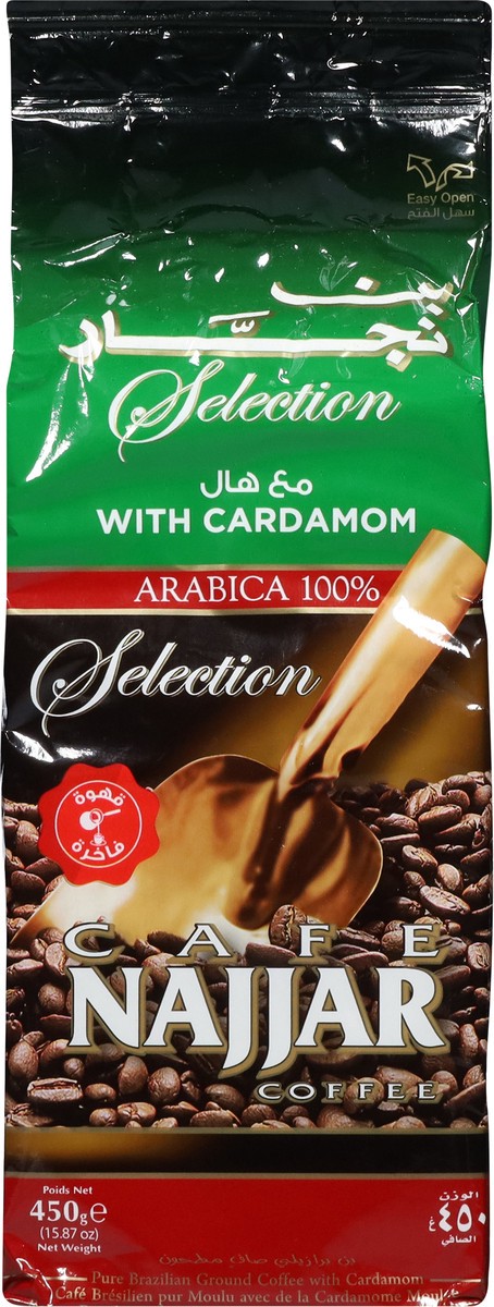 slide 9 of 12, Cafe Najjar Selection Pure Brazilian Ground Coffee with Cardamon 15.87 oz, 15.87 oz