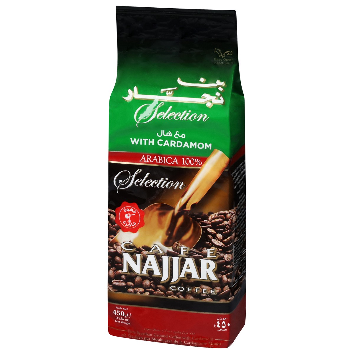 slide 11 of 12, Cafe Najjar Selection Pure Brazilian Ground Coffee with Cardamon 15.87 oz, 15.87 oz