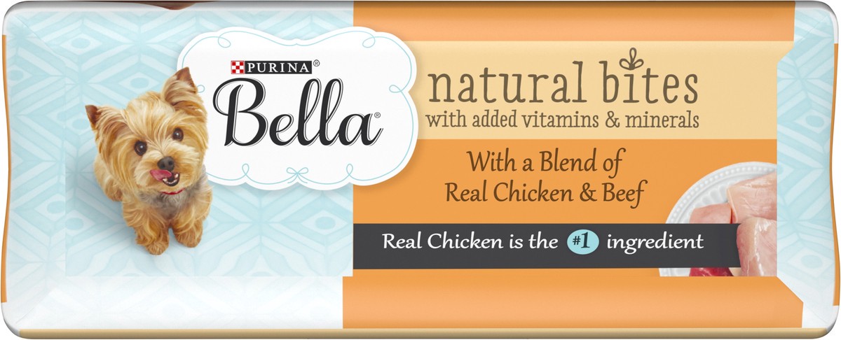 slide 9 of 12, Bella Purina Bella Natural Small Breed Dry Dog Food, Natural Bites With Real Chicken & Beef, 3 lb