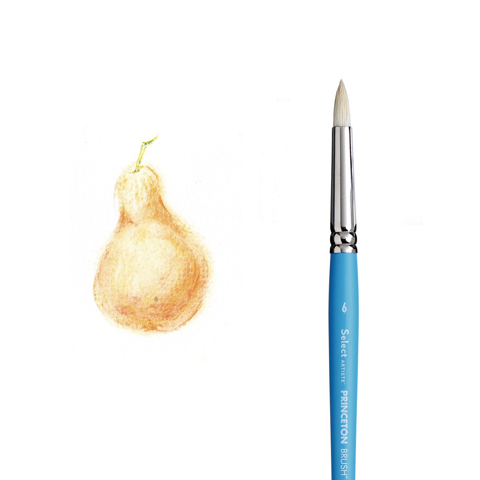 slide 2 of 5, Princeton Art & Brush Co Princeton Select Artiste Series 3750 Short Handle Scumbler Brush, 1 ct